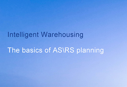 Almacenamiento inteligente - Base de planificación AS\RS
